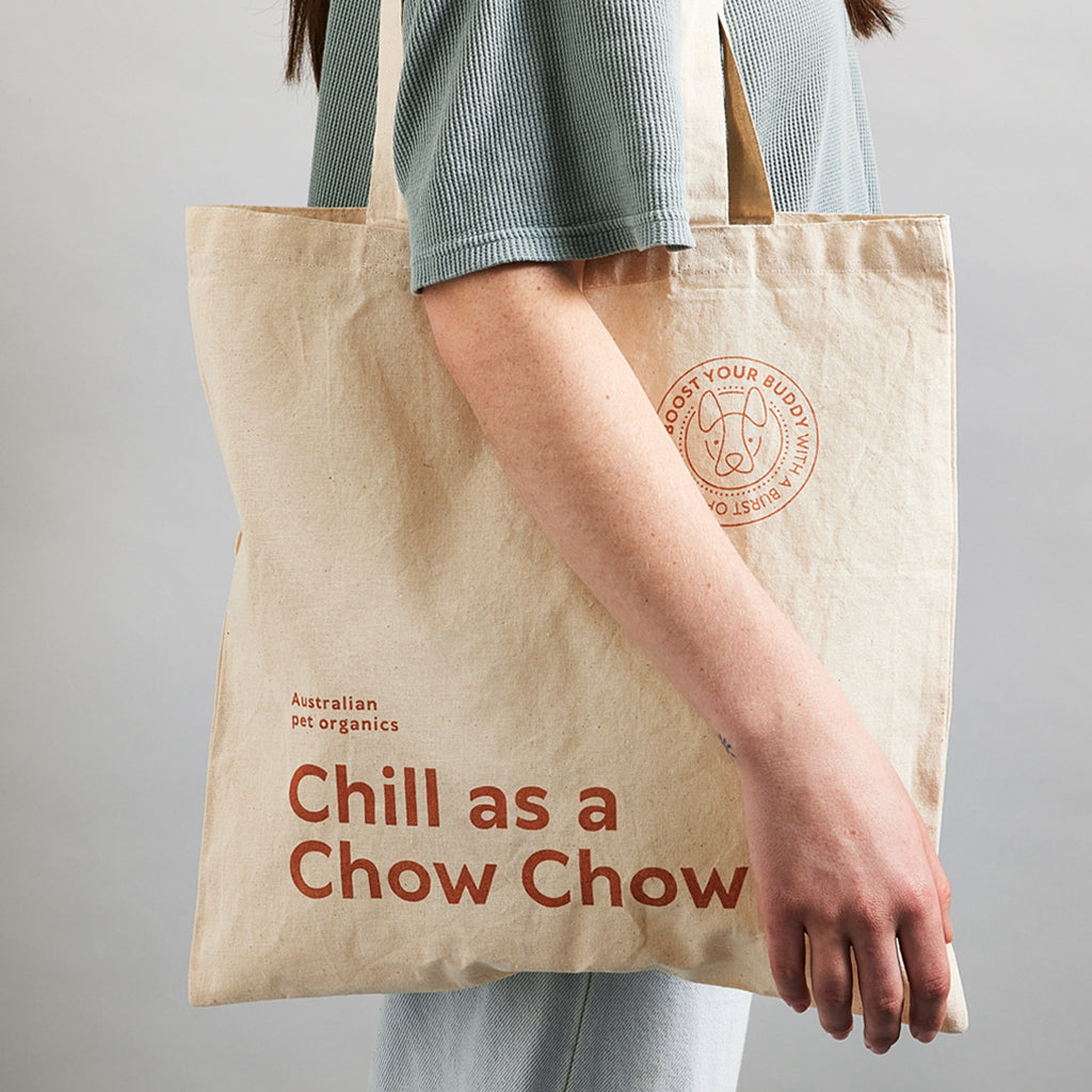 Chill As A Chow Chow Certified Organic Cotton Tote Bag